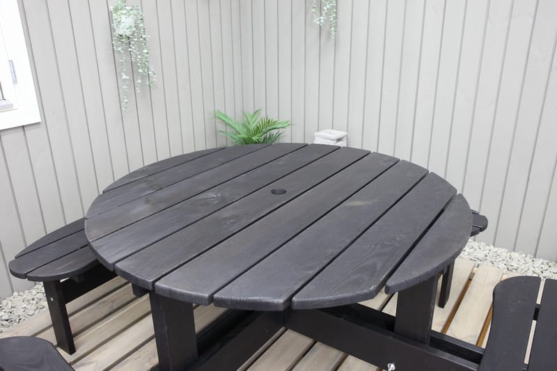 Rogolo Picnicbord 199 cm - Kaffesort - Havemøbler - Havebord - Picnicbord