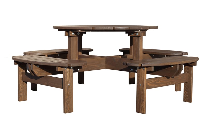 Rogolo Picnicbord 199 cm - Brun - Havemøbler - Havebord - Picnicbord
