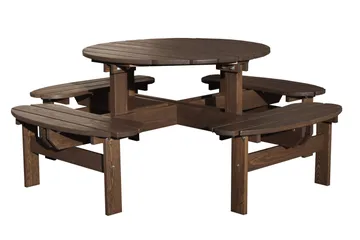 Rogolo Picnicbord 199 cm - Brun - Havemøbler - Havebord - Picnicbord