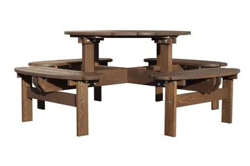 Rogolo Picnicbord 199 cm - Brun - Havemøbler - Havebord - Picnicbord