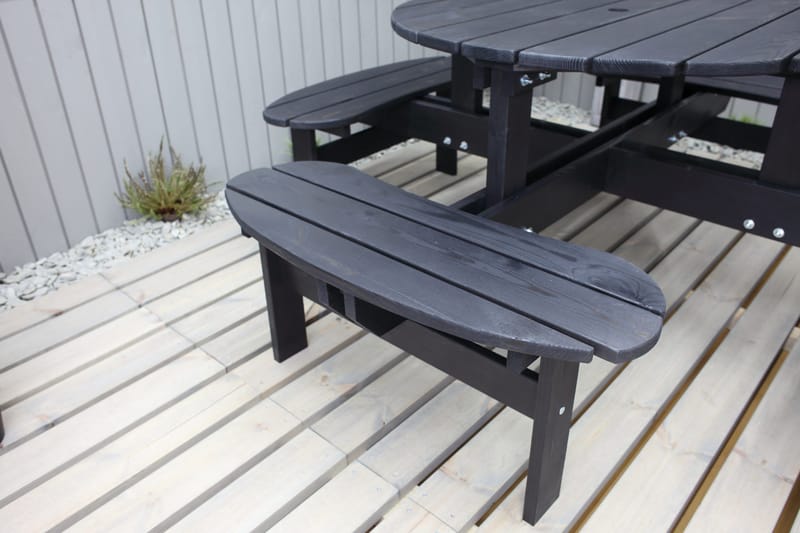 Rogolo Picnicbord 199 cm - Kaffesort - Havemøbler - Havebord - Picnicbord