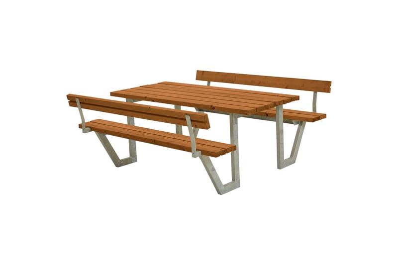 Wega Bord/Bænkesæt m/2 ryglæn - Havemøbler - Havebord - Picnicbord