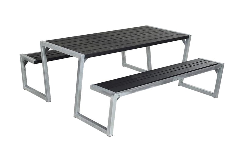 Zigma Picnicbord - Sort - Havemøbler - Havebord - Picnicbord