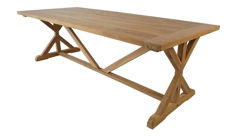 Prato Bord med X-ben 240×100 cm, Træ