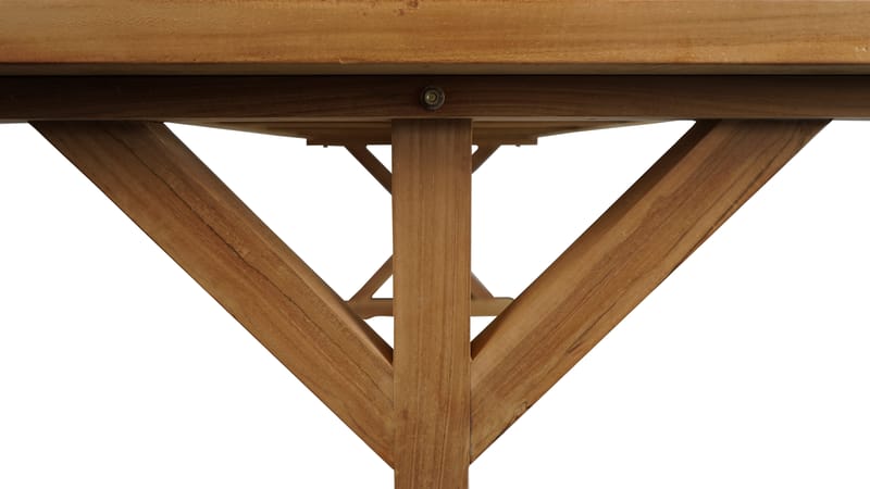 Prato Bord med X-ben 240×100 cm - Træ - Havemøbler - Havebord - Spisebord & havebord