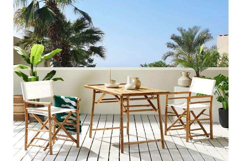 Redding Spisebord 120x69 cm - Lysebrun - Havemøbler - Havebord - Spisebord & havebord