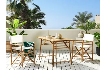Redding Spisebord 120x69 cm - Lysebrun - Havemøbler - Havebord - Spisebord & havebord