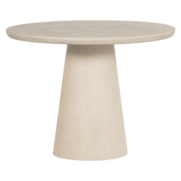 Rundt bord Kevon 100 cm udendørs - Natur - Havemøbler - Havebord - Spisebord & havebord