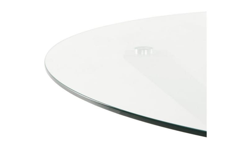 Rundt bord Maletto - Hvid, gennemsigtig - Havemøbler - Havebord - Spisebord & havebord