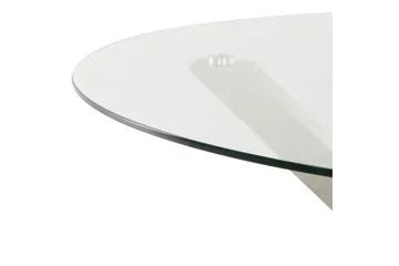 Rundt bord Maletto - Sølv/Transparent - Havemøbler - Havebord - Spisebord & havebord