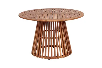 Runt bord Beliani Agello Light wood - Havemøbler - Havebord - Spisebord & havebord