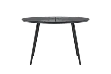 San Vito Spisebord Udendørs 120 cm - Sort - Havemøbler - Havebord - Spisebord & havebord