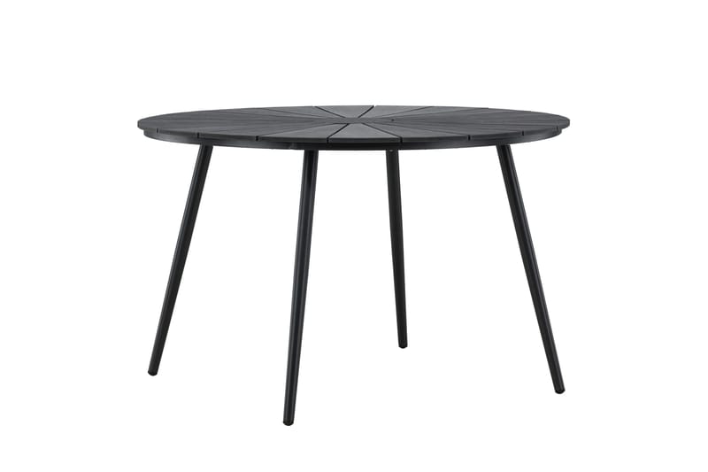 San Vito Spisebord Udendørs 120 cm - Sort - Havemøbler - Havebord - Spisebord & havebord