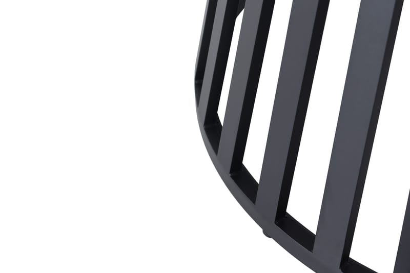 Sensi rundt udendørs spisebord 120 cm i metal - Sort - Havemøbler - Havebord - Spisebord & havebord