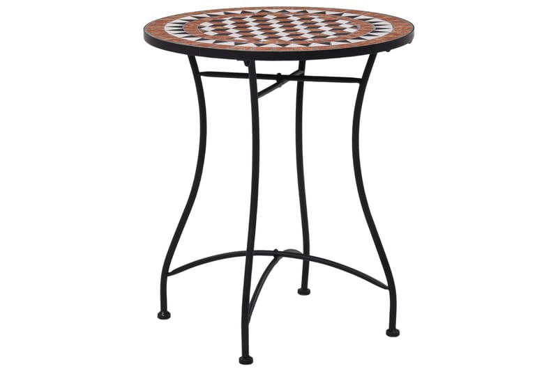 Bistrobord Med Mosaikdesign 60 Cm Keramisk Brun - Brun - Sidebord - Altanborde