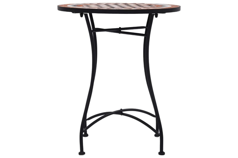 Bistrobord Med Mosaikdesign 60 Cm Keramisk Brun - Brun - Sidebord - Altanborde