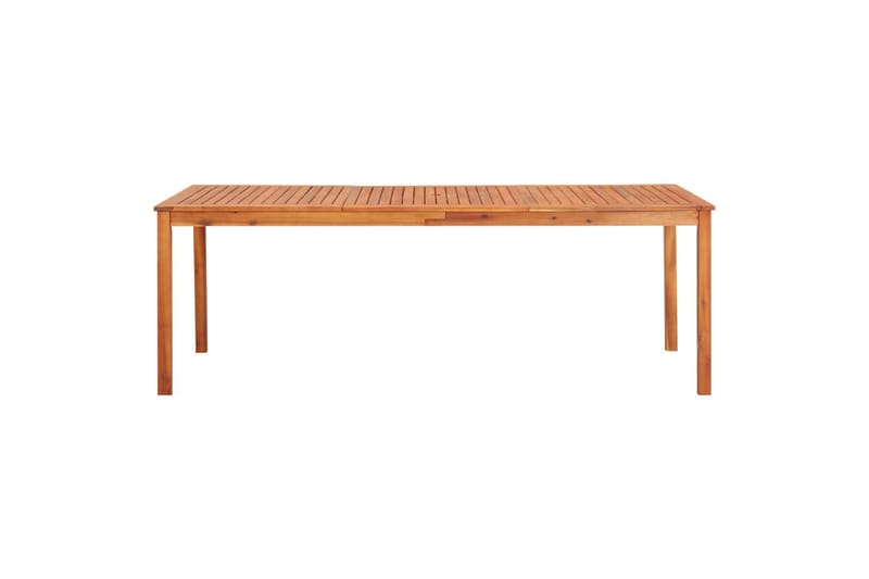 Havebord 90 x 90 x 74 cm massivt akacietræ - Brun - Havemøbler - Havebord - Sidebord