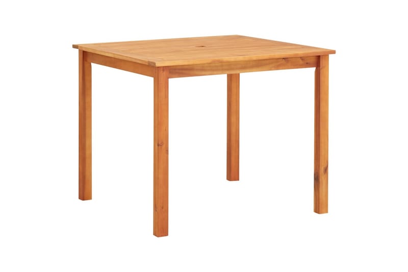 Havebord 90 x 90 x 74 cm massivt akacietræ - Brun - Havemøbler - Havebord - Sidebord
