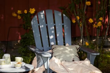 Hillerstorp Tennessee rundt sidebord og blomster-udebord til udendørs 50 cm træ - Grå - Havemøbler - Havebord - Sidebord