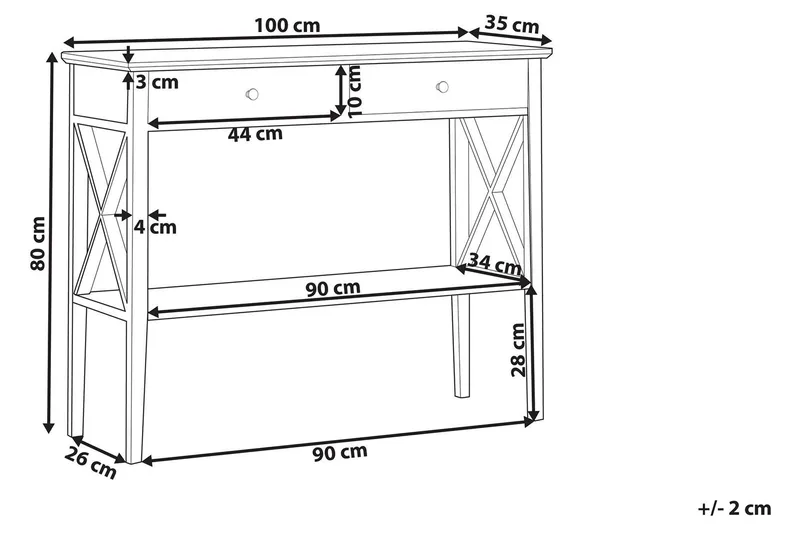 Jahlayah aflastningsbord - Sort - Havemøbler - Havebord - Sidebord