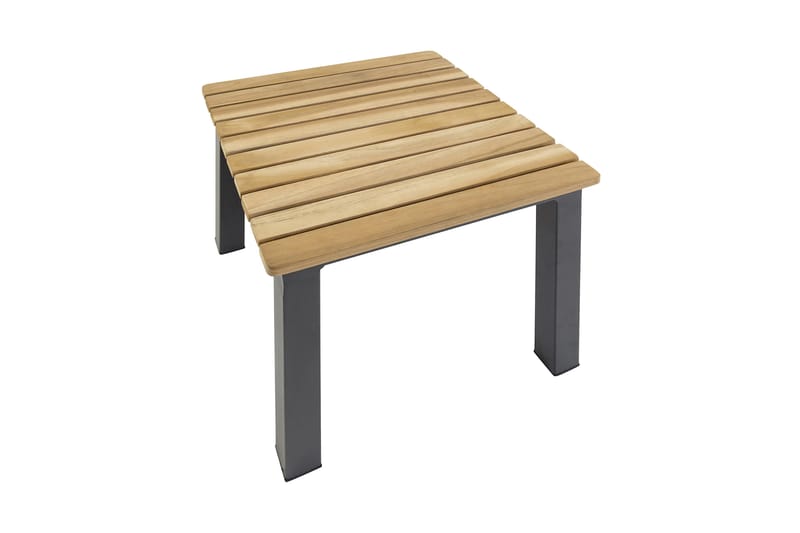 Karibib Sidebord 40 cm Teak/Sort - Venture Home - Havemøbler - Havebord - Sidebord