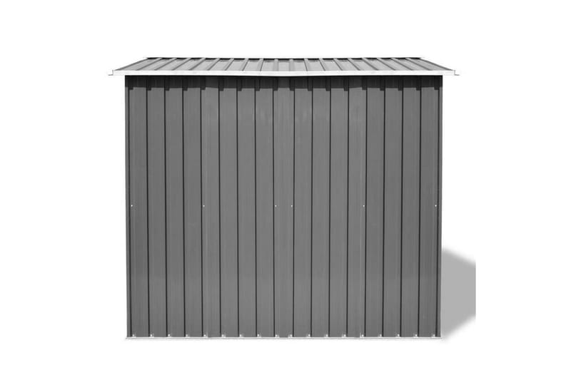 opbevaringsskur til haven i grå metal 257 x 205 x 178 cm - Havemøbler - Havebord - Sidebord