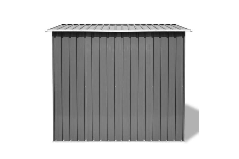 opbevaringsskur til haven i grå metal 257 x 205 x 178 cm - Sidebord - Altanborde