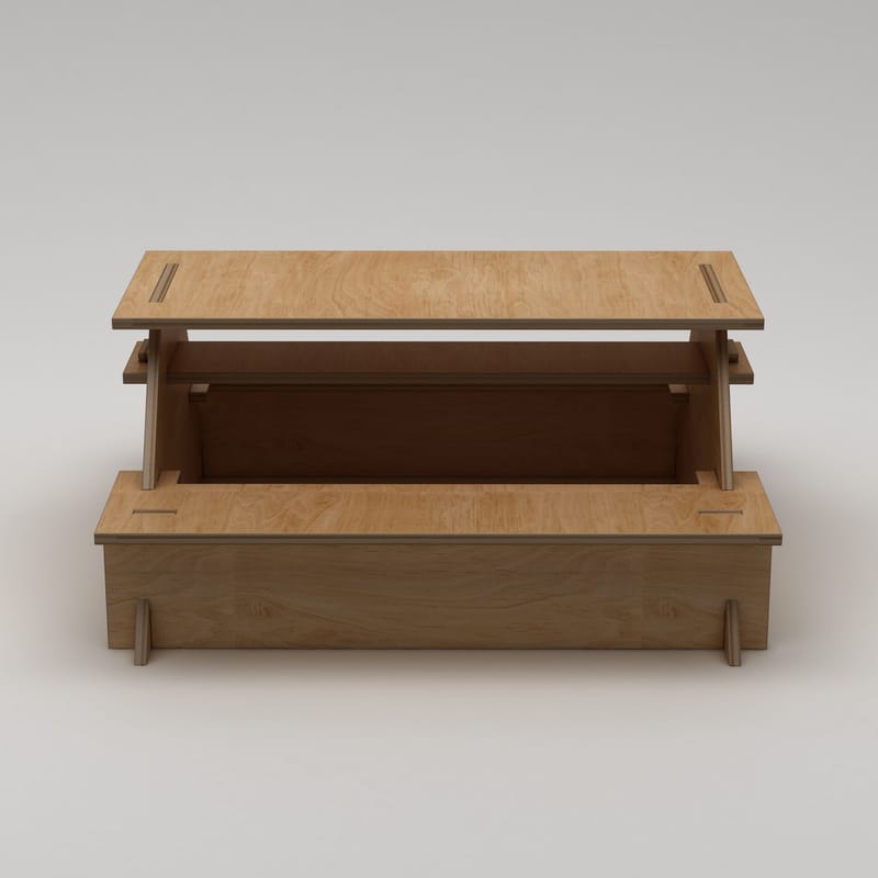 Somira Spisebord udendørs 160 cm - naturligt træ - Havemøbler - Havebord - Picnicbord