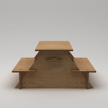 Somira Spisebord udendørs 160 cm - naturligt træ - Havemøbler - Havebord - Picnicbord