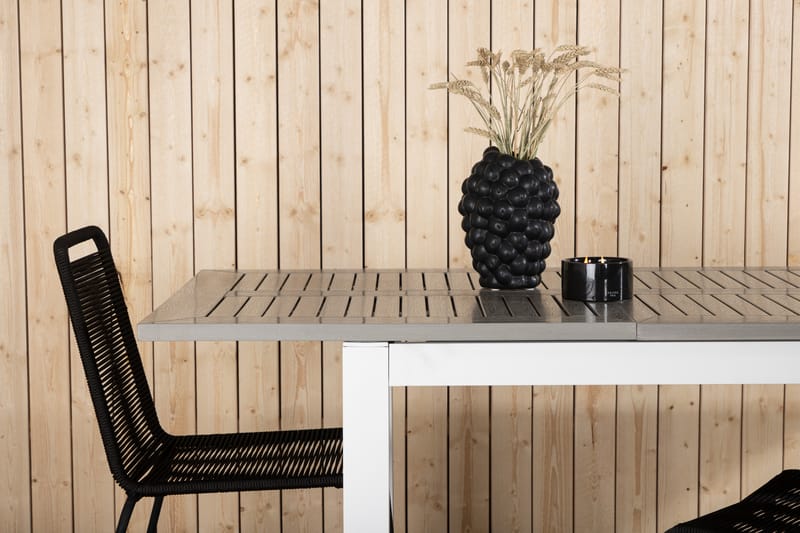 Albany Spisebord 152-210 cm - Grå/Hvid - Havemøbler - Havebord - Spisebord & havebord