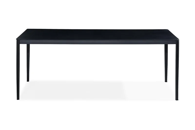 Alex Spisebord 200x100 cm - Sort/Grå Stenlook - Havemøbler - Havebord - Spisebord & havebord