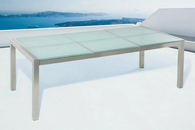 Bacoli Spisebord 220 cm - Transparent - Havemøbler - Havebord - Spisebord & havebord