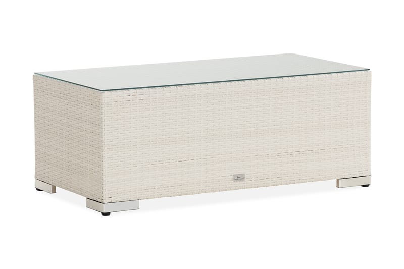 Bahamas Bord 113x58 cm - Hvid - Havemøbler - Havebord - Spisebord & havebord