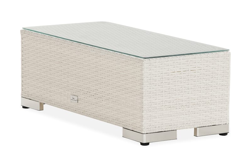 Bahamas Bord 113x58 cm - Hvid - Havemøbler - Havebord - Spisebord & havebord