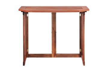 Balkonbord Massivt Akacietræ 90 X 50 X 75 Cm - Brun - Havemøbler - Havebord - Spisebord & havebord