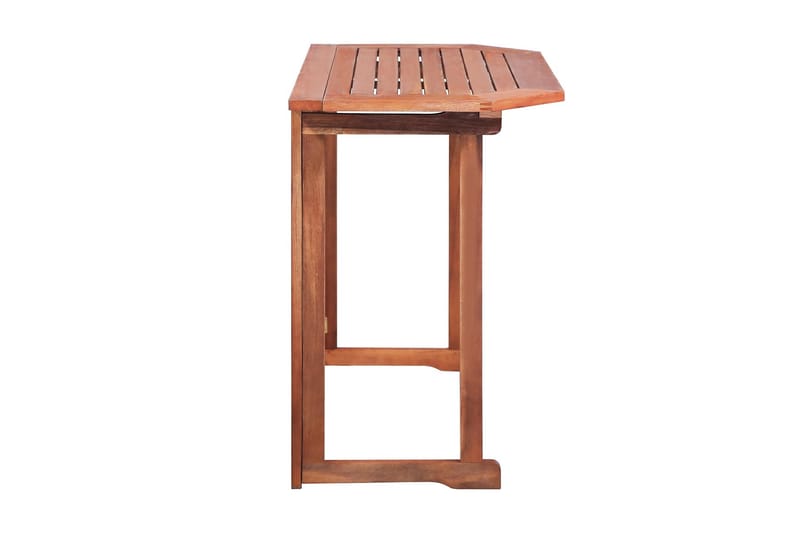 Balkonbord Massivt Akacietræ 90 X 50 X 75 Cm - Brun - Havemøbler - Havebord - Spisebord & havebord