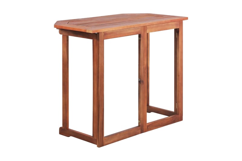 Balkonbord Massivt Akacietræ 90 X 50 X 75 Cm - Brun - Havemøbler - Havebord - Spisebord & havebord