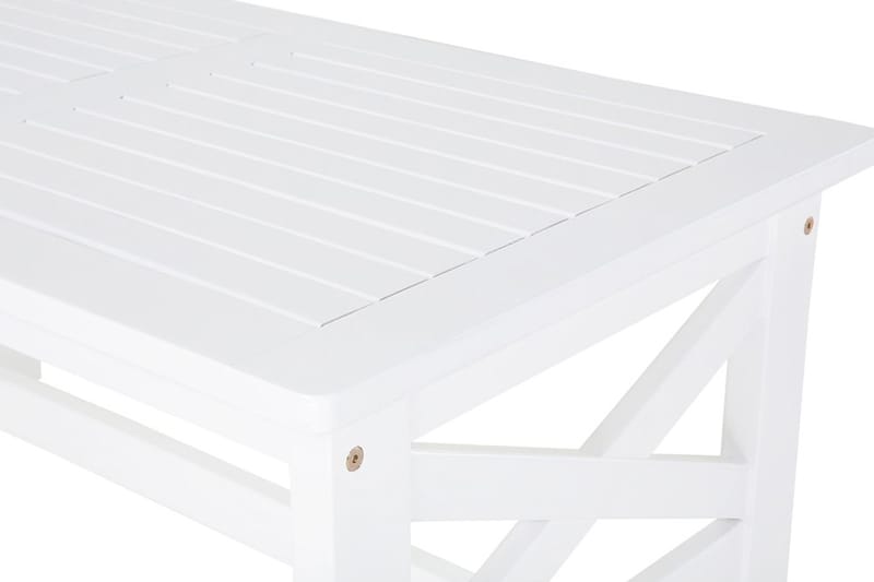 Baltic Havebord 100 cm - Hvid - Havemøbler - Havebord - Spisebord & havebord