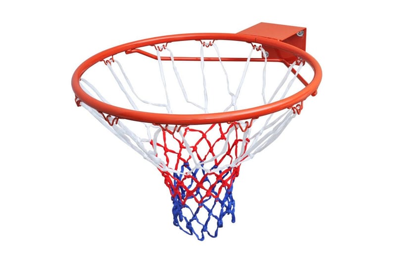 Basketballkurvesæt Med Ring Og Net Orange - Orange - Spisebord & havebord