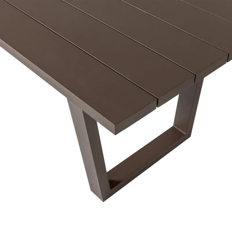 Spisebord Bear 240 cm udendørs - Brun - Havemøbler - Havebord - Spisebord & havebord