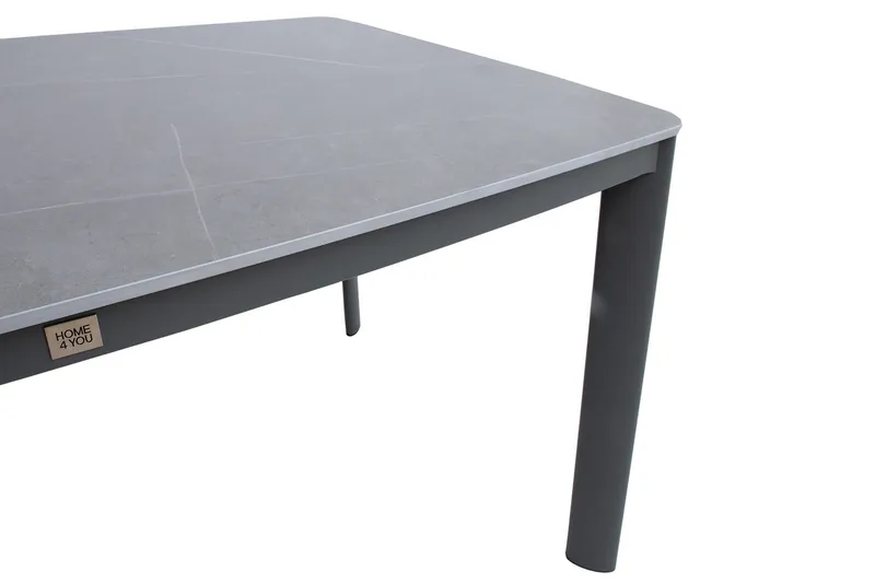 Beida Bord 180x90xH75 cm Grå - Havemøbler - Havebord - Spisebord & havebord