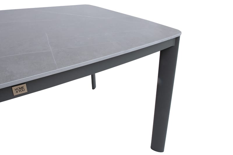 Beida Bord 180x90xH75 cm Grå - Havemøbler - Havebord - Spisebord & havebord