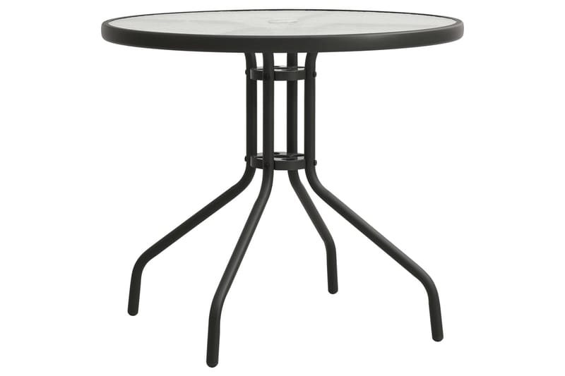 bistrobord Ø80x71 cm stål antracitgrå - Antracit - Havemøbler - Havebord - Spisebord & havebord