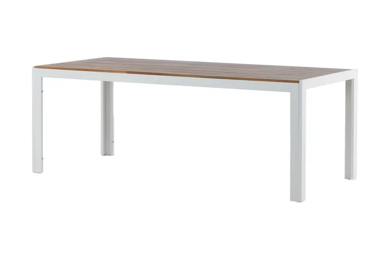 Bois Spisebord 200 cm - Brun/Hvid - Havemøbler - Havebord - Spisebord & havebord