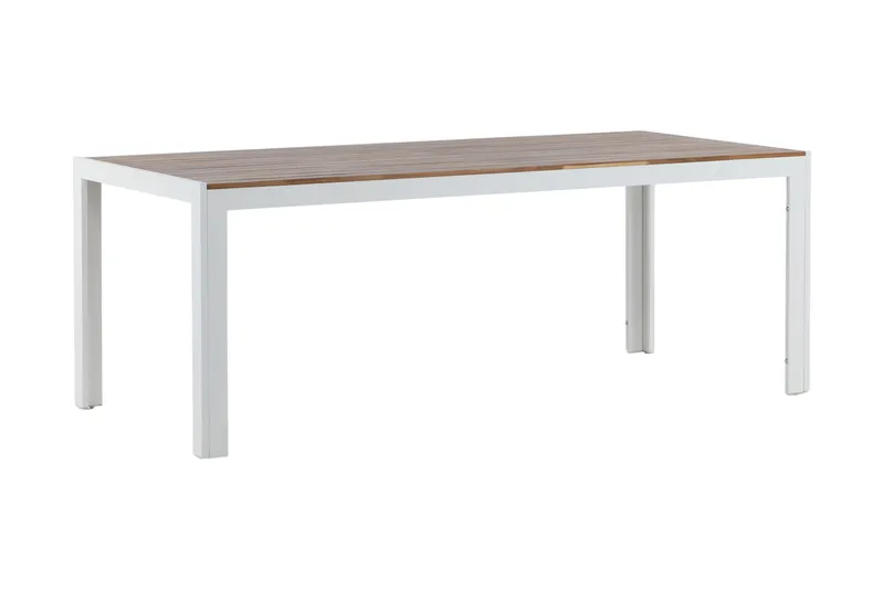Bois Spisebord 200 cm - Brun/Hvid - Havemøbler - Havebord - Spisebord & havebord