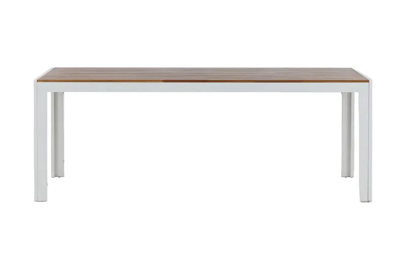 Bois Spisebord 200 cm - Brun/Hvid - Havemøbler - Havebord - Spisebord & havebord