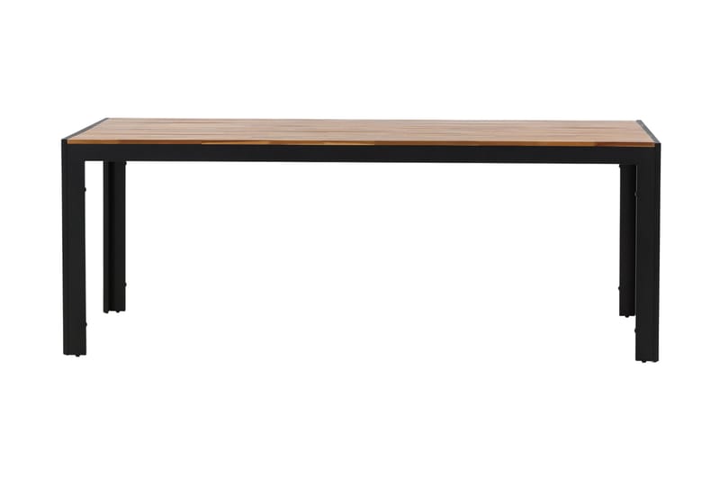 Bois Spisebord 200 cm Sort/Brun - Venture Home - Spisebord & havebord