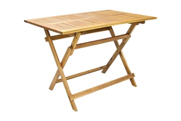 Bord FINLAY 110x75xH72cm sammenfoldelig træ: Akacia - Havemøbler - Havebord - Spisebord & havebord