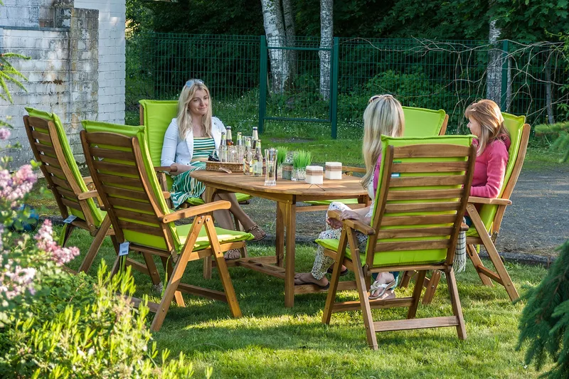 Bord FINLAY 153 / 195x90xH72cm udtrækbart træ: Akacia - Havemøbler - Havebord - Spisebord & havebord