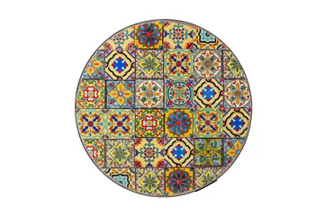 Bord MOROCCO D60xH71 mosaikplade med farvet motiv - Havemøbler - Havebord - Spisebord & havebord
